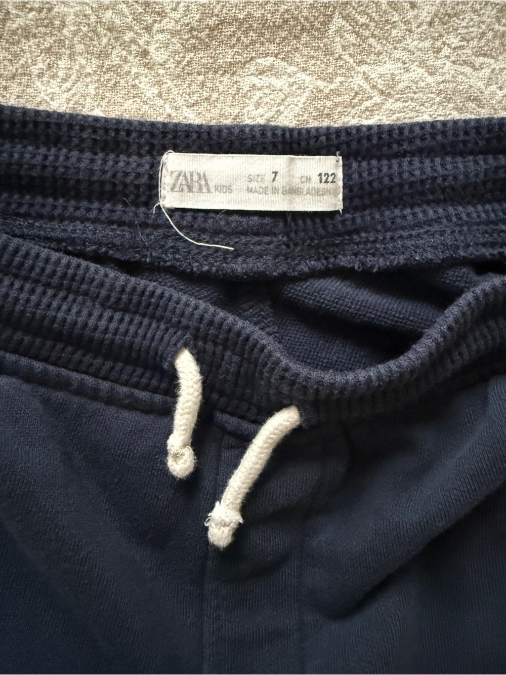 Nike Navy Blue Kids Joggers with White Swoosh - Picture 4 of 9